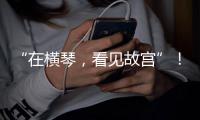 “在横琴，看见故宫”	！这场活动有数字故宫体验展→