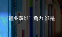 “锂业双雄”角力 谁是最后赢家�	？
