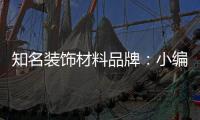 知名装饰材料品牌
	：小编介绍装饰材料的具体归类