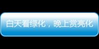 白天看绿化，晚上赏亮化