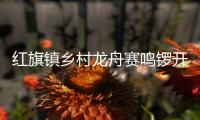 红旗镇乡村龙舟赛鸣锣开赛
，归侨侨眷同舟共济展风采