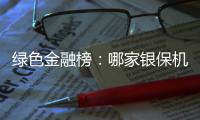 绿色金融榜
：哪家银保机构的“奢侈品”成色更佳？