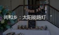 共和乡：太阳能路灯 “点亮”小山村