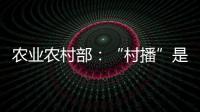 农业农村部：“村播”是乡村振兴的新型人才