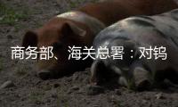 商务部、海关总署
	：对钨、碲、铋、钼、铟相关物项实施出口管制