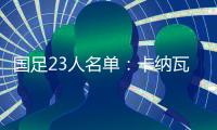 国足23人名单	：卡纳瓦罗任主帅 里皮担任顾问