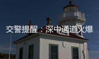 交警提醒：深中通道火爆超预期，停车打卡违规不可取