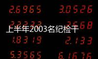 上半年2003名纪检干部被处分，厅局级95人丨时政周报