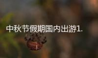 中秋节假期国内出游1.07亿人次
，总花费510.47亿元