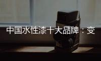 中国水性漆十大品牌
：变革发展中不可或缺政策转变