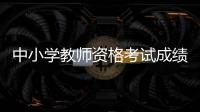 中小学教师资格考试成绩	，今天可以查了	
�！