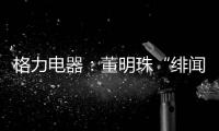 格力电器	：董明珠“绯闻”是造谣，已向公安机关报案