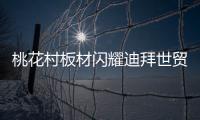 桃花村板材闪耀迪拜世贸中心
，以匠心品质征服国际市场