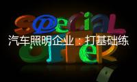 汽车照明企业
	：打基础练“内功” 谋转型提升软实力