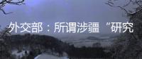 外交部：所谓涉疆“研究报告” 政治动机阴险 结论荒诞至极