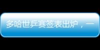 多哈世乒赛签表出炉，一起为国乒加油！