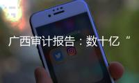 广西审计报告
：数十亿“三保”资金管理不善
	，财政暂付款不减反增