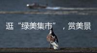 逛“绿美集市”，赏美景
，珠海大小朋友文明游园过“双节”
