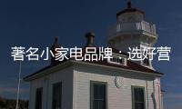 著名小家电品牌	：选好营销阵地 利用社交媒体做推广