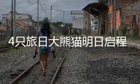 4只旅日大熊猫明日启程回国
�，日本民众依依惜别