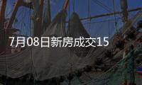 7月08日新房成交153套
、二手房545套；涨价房源78套