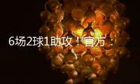 6场2球1助攻
！官方
：墨西哥中场阿尔瓦雷斯荣膺金杯赛MVP