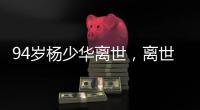94岁杨少华离世，离世当天还参加活动
，最后露面骨瘦嶙峋没精神