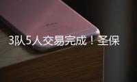 3队5人交易完成�！圣保罗�！确定最后一年！